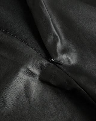 Camisole leather dress