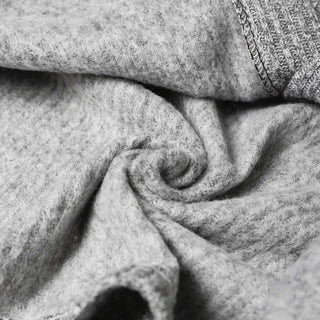 Off-shoulder button knit
