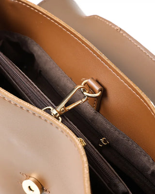 Flap belt shoulder bag