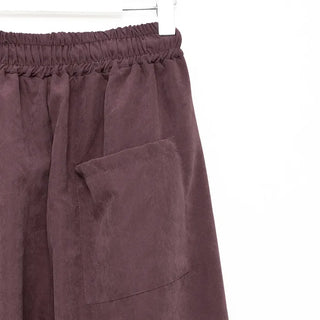 (Unisex) Knee-Pin Tuck Wide Volume Pants