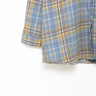 Loose-fit check shirt