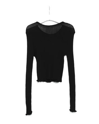 Knit sleeveless cardigan set