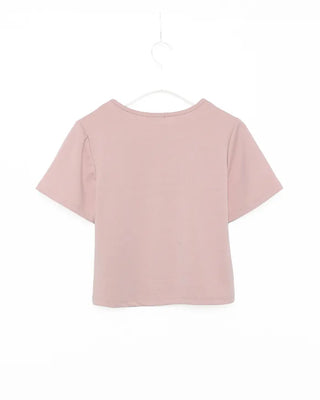 Round neck short-sleeve T-shirt