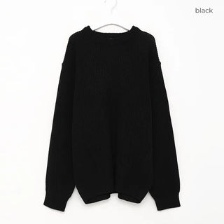Oversized round knit