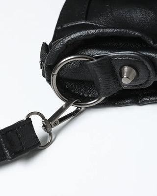 2-Way Studded Square Boston Bag
