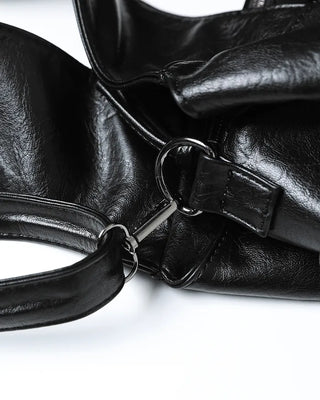 (Unisex) Two-Pocket Shoulder Bag
