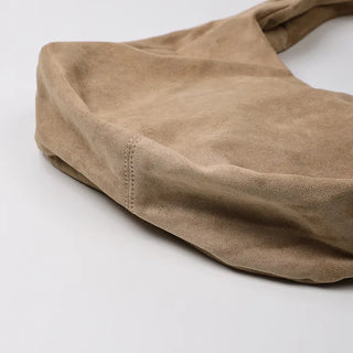 Simple suede bag