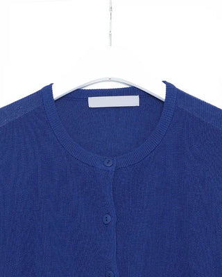 Round Summer Short-Sleeve Cardigan