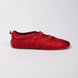 Satin suede Mary Jane shoes