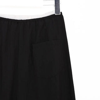 Two-tone banded slacks