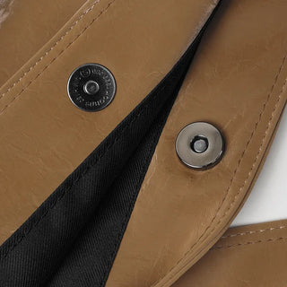 Suede Crack Square Cross Bag