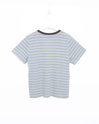 Casual striped short-sleeved T-shirt