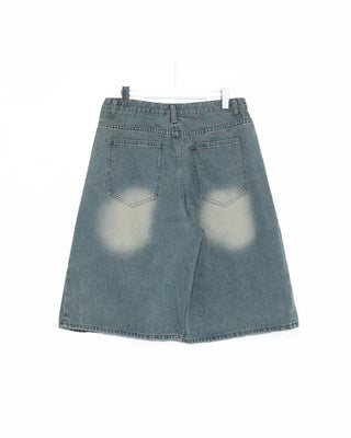 Vintage Wash Bermuda Denim