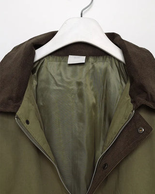 Oversized color-accented blouson