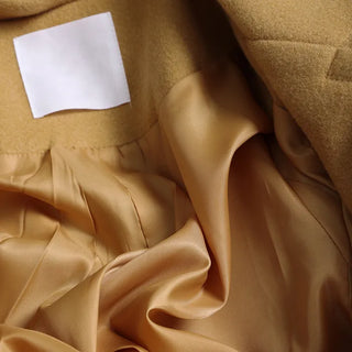 Tailored collar long coat