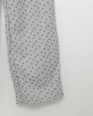 Flower Pattern Hoodie & Pants Set
