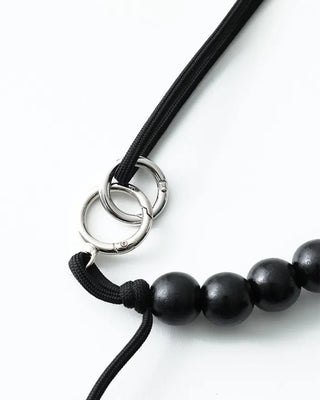 [4th Re-release] (ORIGINAL) Wood Ball Shoulder Strap (black)
