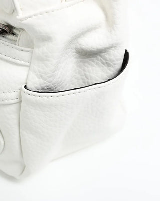 2-Way Belt Studded Leather Big Tote Bag