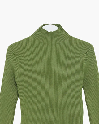 Half-neck long-sleeve T-shirt