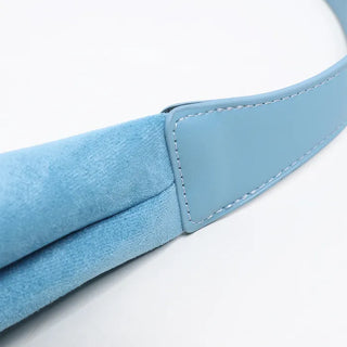 Suede Moon Belt Shoulder Bag