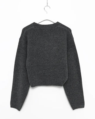 Semi-Clothed V-Neck Knit