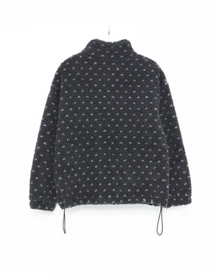 Polka dot fleece jacket