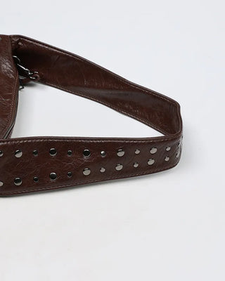 Sideline Studded Wide Shoulder Bag
