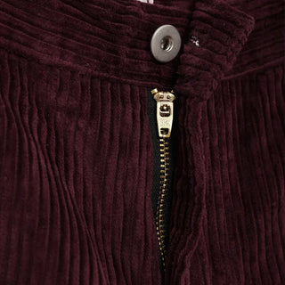 Corduroy wide-leg pants