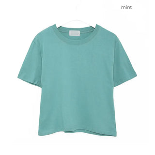Colorful basic short-sleeved T-shirt