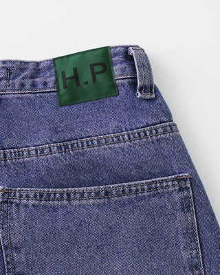 (ORIGINAL) Loose-fit denim pants (purple)