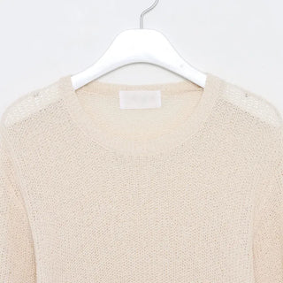 Round neck short-sleeved knit