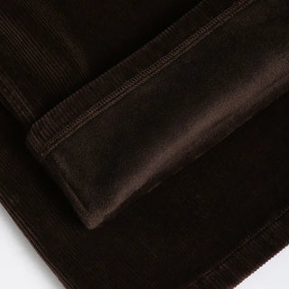 Pocket corduroy wide-leg pants
