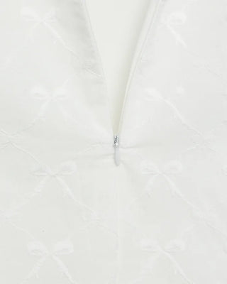 Ribbon puff mini dress