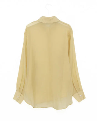 See-through side ribbon shirt