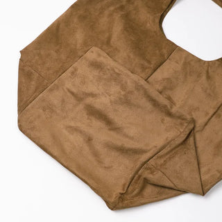 (Unisex) Suede Shoulder Bag