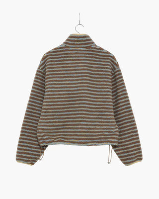 Half-zip border fleece