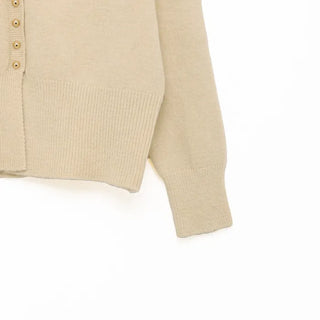 Gold button detail cardigan