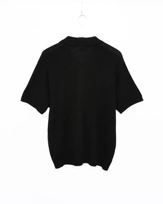 Boucle Collar Short-Sleeve Cardigan