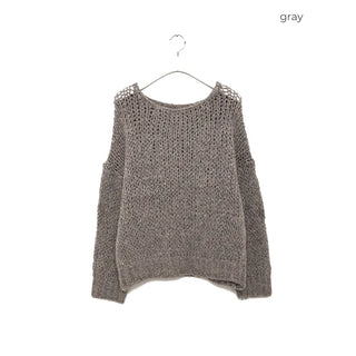 Loose-fit colored knit