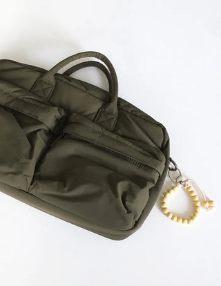 [7th Re-release] (ORIGINAL) Cord Knot Wood Keyring (natural)