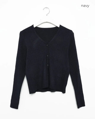 Punching knit ensemble
