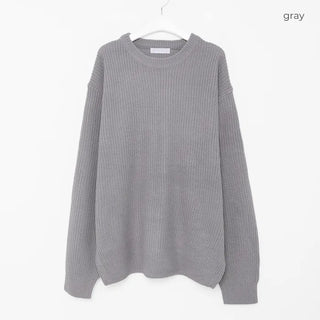 (Unisex) Openwork Round Knit