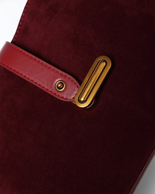 Suede Square Tote Bag