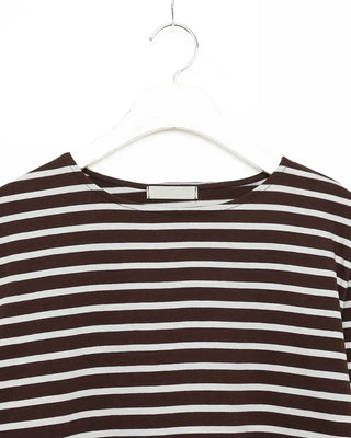 Classic striped T-shirt with label