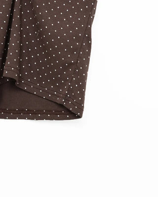 Small dot pattern short-sleeve T-shirt