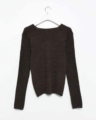 V-neck side-button cardigan