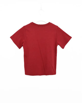 Ester Pattern Patch Half T-Shirt
