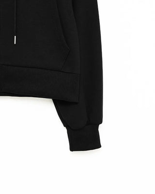 Daily Cropped Hooded Zip-Up