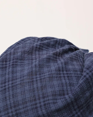 Checkered scarf cap
