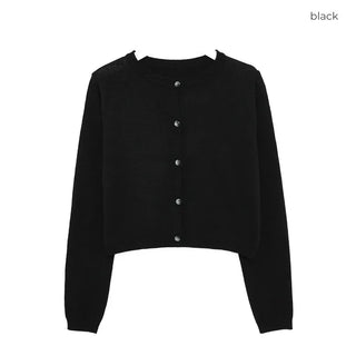 Basic Round Neck Cardigan